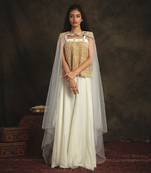 White Razia Sharara Set