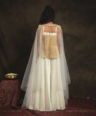 White Razia Sharara Set 2