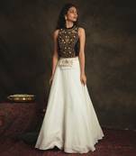 Brown Myraa Skirt Set