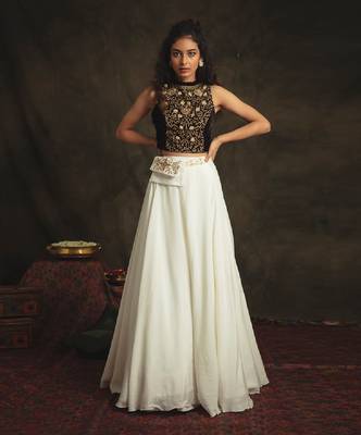 Brown Myraa Skirt Set 2