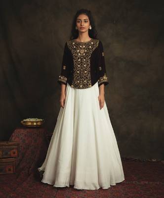 Brown Nyraa Skirt Set 1