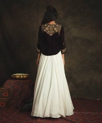 Brown Nyraa Skirt Set 2