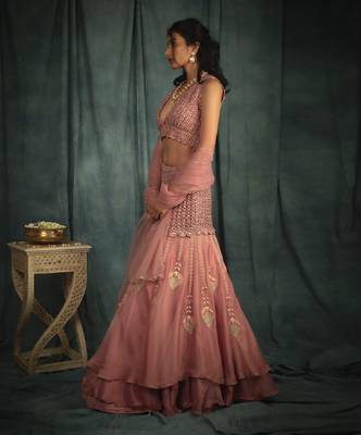 Pink Alexandra Skirt Set 3