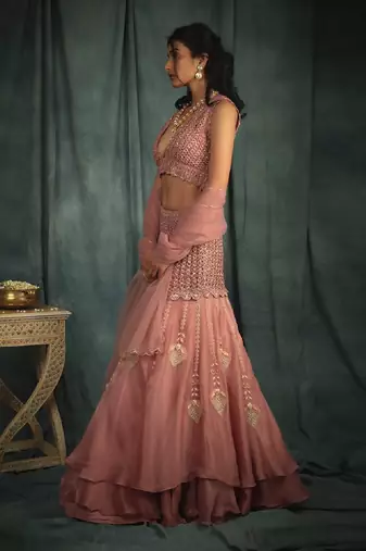 Pink Alexandra Skirt Set