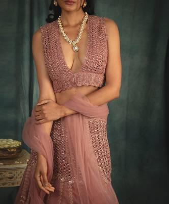 Pink Alexandra Skirt Set 4