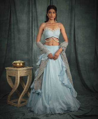 Blue Baroness Skirt Set 1