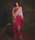 Vaishavi Pink Saree Set