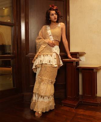 Mohini White Saree Set 1