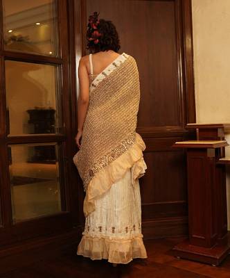 Mohini White Saree Set 2