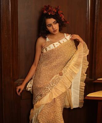 Mohini White Saree Set 3
