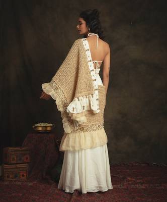 Siya White Saree Set 2