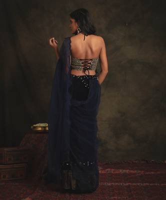 Janki Blue Saree Set 2