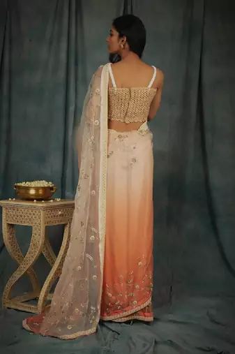Empress Pink Saree Set 