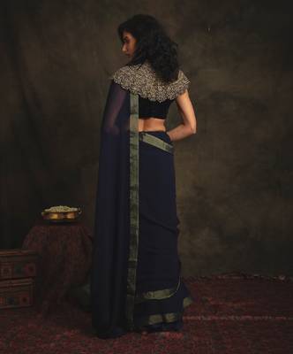 Sharanya Blue Saree Set 2