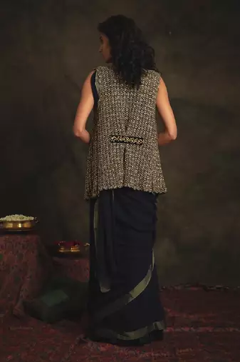 Suhasini Blue Saree Set
