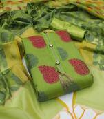 Green Banarasi Banarasi Salwar