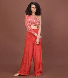 One Shouldered Top & Pants Set