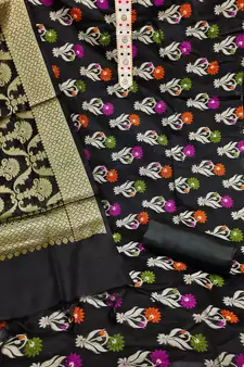 Black Banarasi Banarasi Salwar