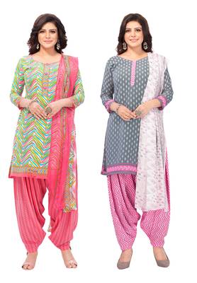 Multicolor printed crepe salwar 1