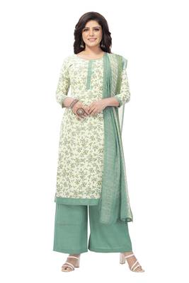 Multicolor printed crepe salwar 3