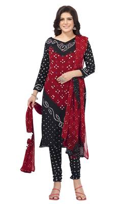 Multicolor printed crepe salwar 3