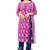 Multicolor printed crepe salwar