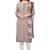 Multicolor printed crepe salwar