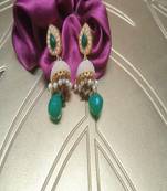  Gold Plated Designer Traditional Jhumki Earrings