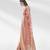 Pink woven organza saree with blouse