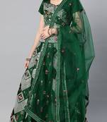 Green Colour Dulhan Lehenga Choli, Wedding Lehenga Choli