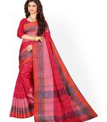 Rose Pure Cotton Tant Handloom Saree