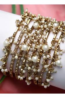 Gold bangles-and-bracelets