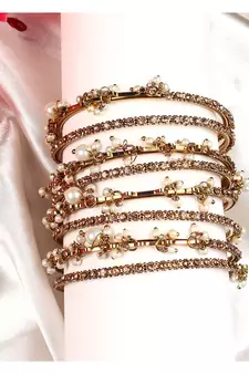 Gold bangles-and-bracelets