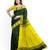 Bottle green linen handloom saree