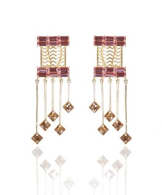 Pink And Goldearring 1