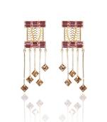 Pink And Goldearring