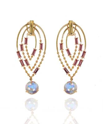 Pink And Whiteearring 1