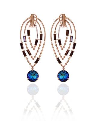Brown And Whiteearring 1