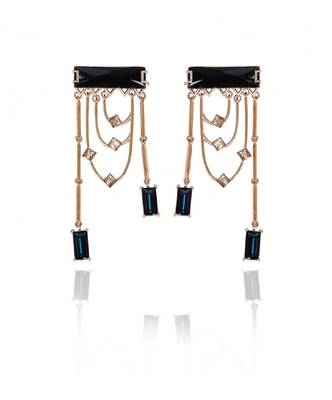 Black And Blueearring 1