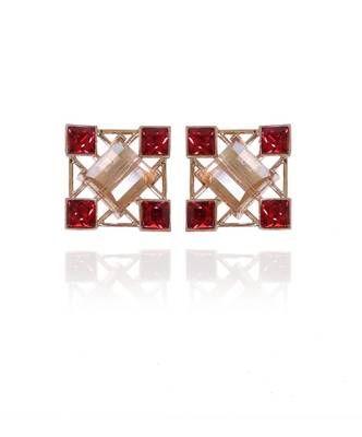 Red And Gold Earring 1