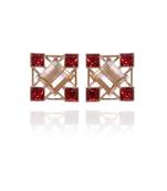 Red And Gold Earring