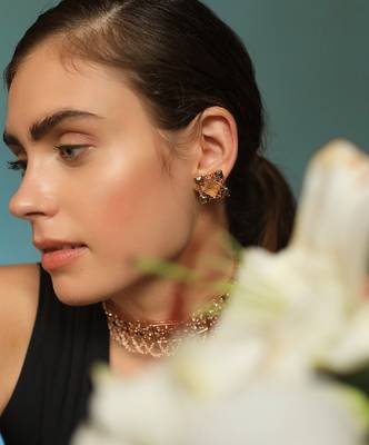 Red And Gold Earring 3
