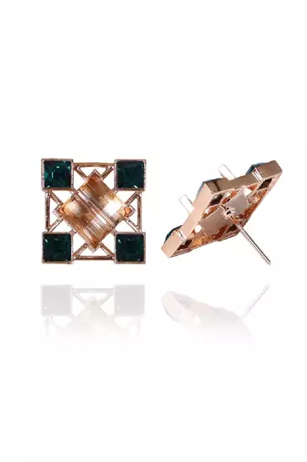 Green And Gold Earring
