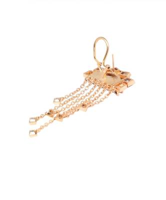 Light Gold And Maroon Earring 2