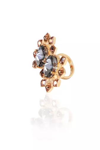 Gold And Grey Ring