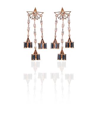 Gold&Blueearring 1