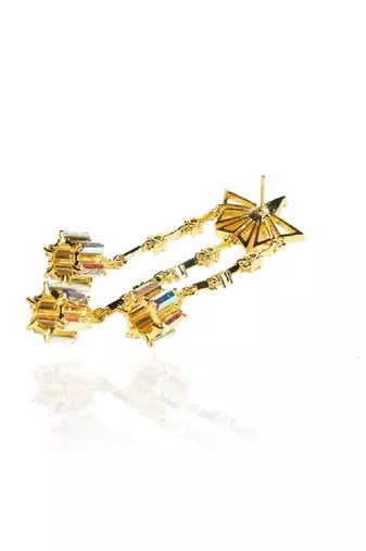 Gold & Whiteearring