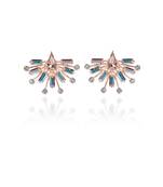 Pink And White In Rosegoldearring