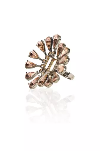 Gold And Pink In Gunmetalring