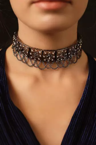 Brown In Gunmetalchoker